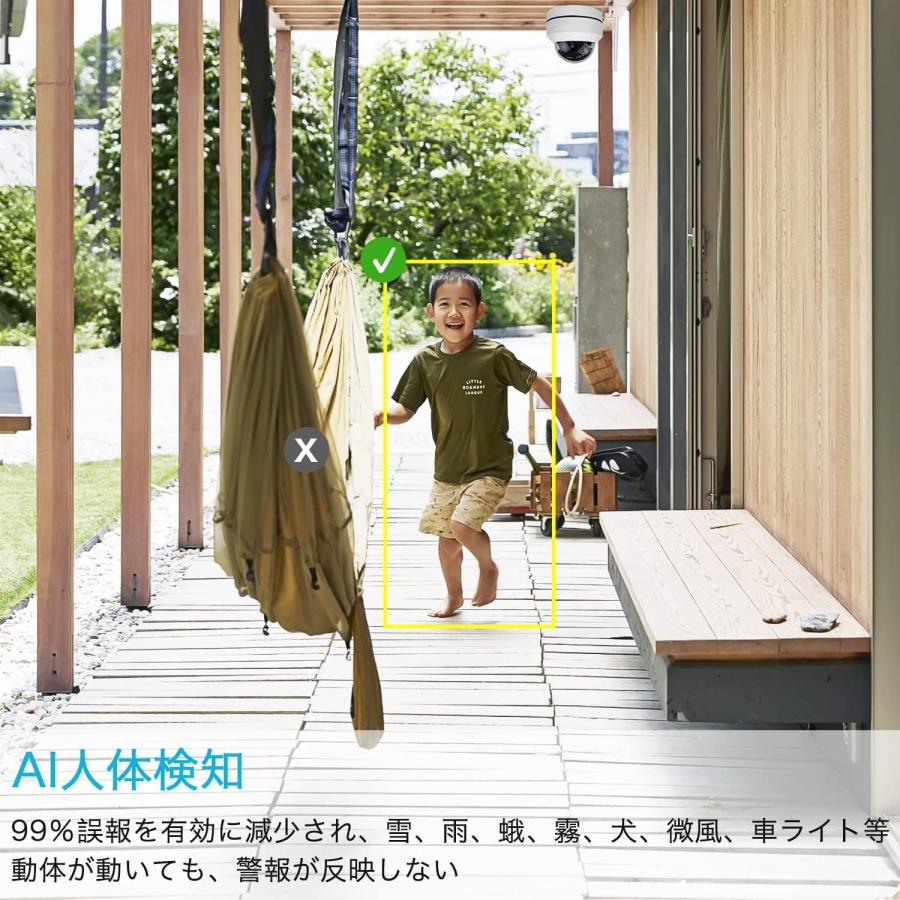 防犯カメラスターターキット(ドーム型4台+レコーダー1台)