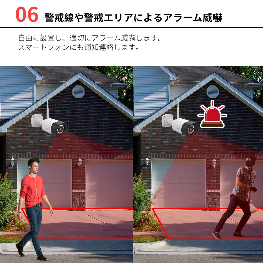 防犯カメラスターターキット（バレット型4台＋レコーダー1台）