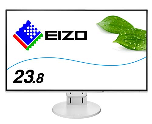EIZO 23.8型フレームレスモニターFlexScan ホワイト