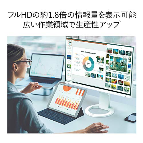 EIZO 27.0型フレームレスモニターFlexScan ブラック