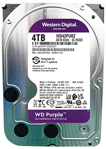ウエスタンデジタル 防犯カメラ用HDD 4TB 3.5インチ